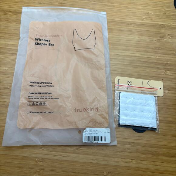 Shapermint Truekind XXL White Enhanced Comfort Wireless Shaper Bra 10023 - Picture 7 of 8